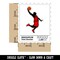 Basketball Player Slam Dunk Sports Waterproof Vinyl Phone Tablet Laptop Water Bottle Sticker Set - 5 Pack